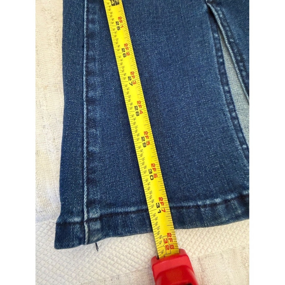 Aveology Womens Blue Flareโ Jeans Bootcut Denim Front Seam Size 18 - Picture 11 of 16